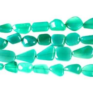  Green Onyx Plain Tumbles   