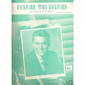    Sheet Music D MacRae Backward Turn Backward 22 