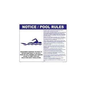  Rhode Island Pool Rules Sign 3035Wa3024E