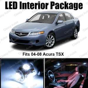 Acura TSX White Interior LED Package (6 Pieces 