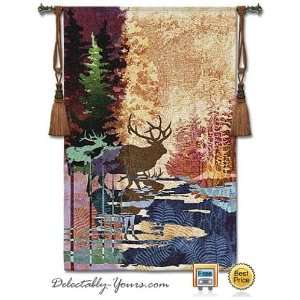    Ghost of the Tall Timbers Elk Lodge Tapestry