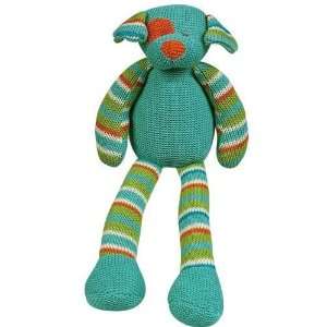  Maison Chic Dog Turquoise/Orange Cuddly Knit 15 Toy Toys 