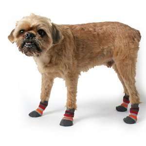 Anti Slip Dog Socks S PINK_STRIPE