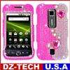 Purple Bling Hard Case Cover for Huawei Ascend M860  