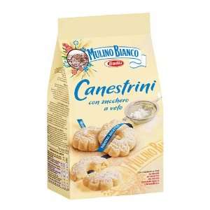 Mulino Bianco Canestrini   Simply Biscuits with Powedered Sugar 