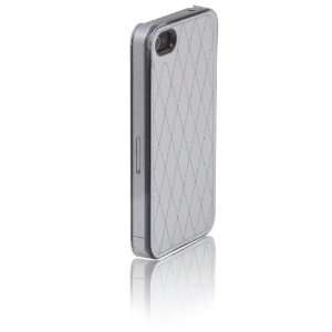  ECGADGETS White Diamond Leather Hard Case Cover For AT&T 