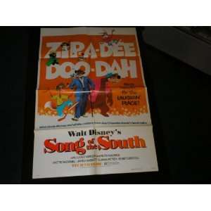  Song Of The South   Walt Disney   Original Movie Poster 
