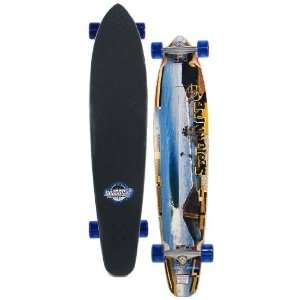  Sector 9 Deserts Longboard Skateboard   Blue Sports 