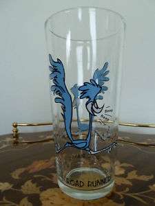 Looney Tunes Road Runner 1973 Pepsi Collectible Glass  