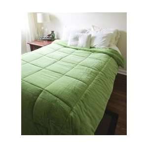  College Plush Comforter   Avocado Green   Twin XL
