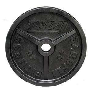  Troy Barbell PO 690 lb Black Olympic Plate Set Sports 