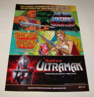 2006 dvd ad page~HE MAN Masters Of The Universe, SHE RA  