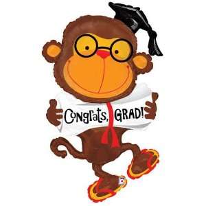   Grad Graduation Monkey 49 Balloon Mylar