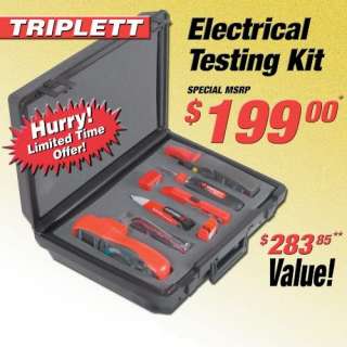 New Triplett TTK EL Electrical Testing Kit 6 14395 00127 8  