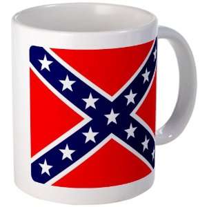  Mug (Coffee Drink Cup) Rebel Confederate Flag HD 
