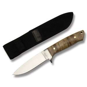Rough Rider Knives 176 Drop Point Hunter Fixed Blade Knife with Light 
