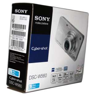 Sony DSC W560/L Cyber shot Digital Camera (Blue)  Brand New in Retail 