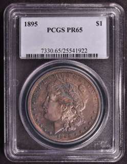 1895 MORGAN S$1 PCGS PR 65  