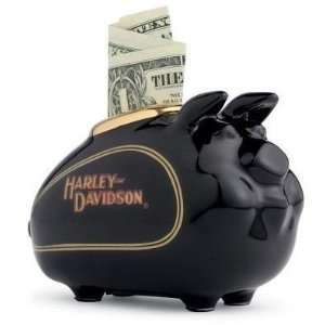 Harley Davidson® Tiny / Minature Hog Bank. Only 4.5 Inches High 