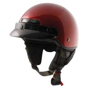  Zox Banos Metal Flake Red Xl Helmet Automotive