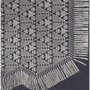  Vintage Crochet PATTERN to make   Bedspread Motif Triangles 