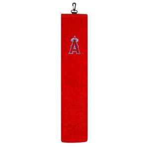Los Angeles Angels MLB Embroidered Tri Fold Golf Towel (16x26 
