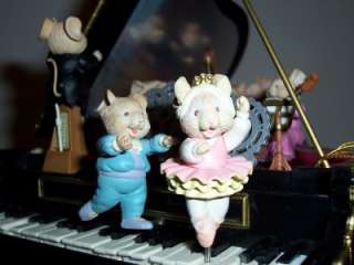 Enesco MUSIC MICE TRO Animated Music Box Excellent with Papers  