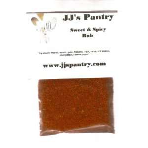JJs Pantry Sweet & Spicy BBQ Rub Grocery & Gourmet Food