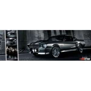  Mustang Black GT 500 Hot Rod Race Car Giant Door Poster 21 