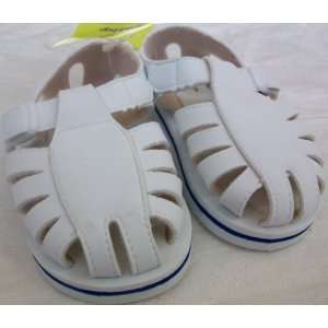   White Light Weight Summer Sandles, Size 4, Fits Baby 9 12 Months Baby