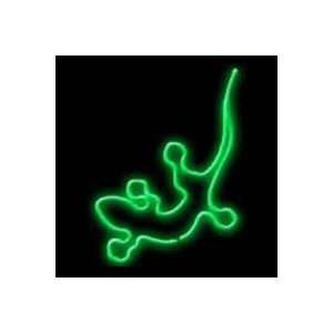 Gecko Lizard Neon Sculpture 16 x 24
