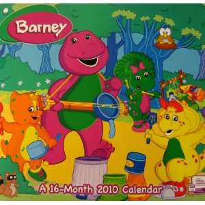  Barney & Friends 2010 Wall Calendar 12 X 12 Office 