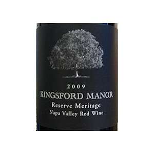 2009 Kingsford Manor Reserve Meritage 750ml Grocery 