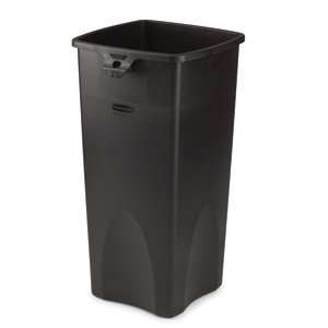     23 Gallon Untouchable Trash Can, Black