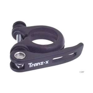 Tranz X Steatpost Clamp w/QR Black 31.8mm  Sports 