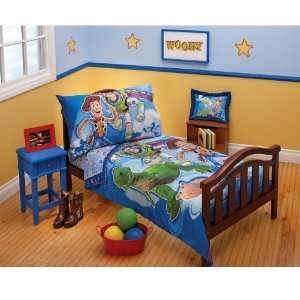  Toy Story 4 Pc Toddler Bedding Set ( Toys to the Rescue 