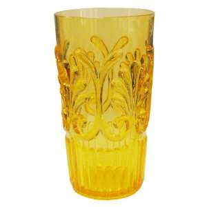  Le Cadeaux Poly. Highball Glass   Yellow Patio, Lawn 