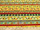 Blank Quilting 6013 Red Green Yellow Bright Bugs Ants B