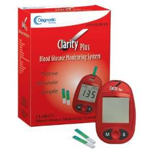  Clarity Plus Blood Glucose Monitoring System Health 