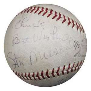 Stan Musial Autographed/Signed Official Vintage Warren Giles Baseball 