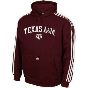   Texas A&M Aggies Maroon Big Game Day 3 Striped Hoodie Sweatshirt