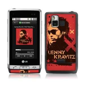     VX9700  Lenny Kravitz  Stencil Red Skin Cell Phones & Accessories