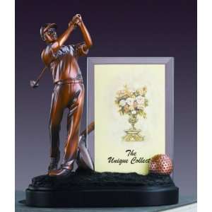  Elegant Bronzed Golf Driver Picture Frame Sports 