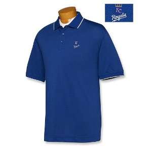  Kansas City Royals Mens DryTec Tipped Polo by Cutter 