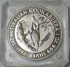 1992 Australian Kookaburra 1oz Silver Specimen $1 Uncirculated Coin