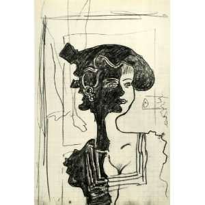   Braque Woman Shadow Portrait Modern French Art   Original Heliogravure