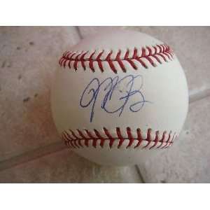 Michael Bourn Autographed Baseball   Official Ml   Autographed 