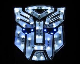 42 White LED Decoration Transformers Autobot Emblem  