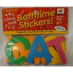  Alphabath Bathtime Stickers Toys & Games