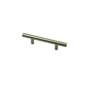  Pull T Bar 96mm Drill Centers Brushed Nickel